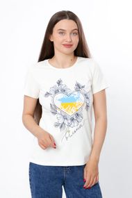 Футболка жіноча Носи своє 52 Білий (p-10548-113343)