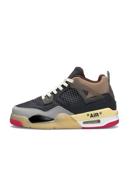 Жіночі кросівки Air Jordan 4 x Off-White Grey Pink, В'єтнам, весна/літо/осінь 38 | Зображення 2