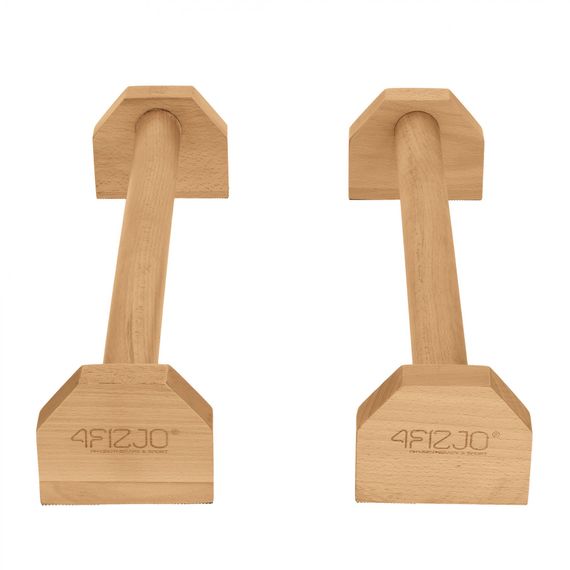 Упори для віджимань (паралети) 4FIZJO дерев'яні, подовжені 4FJ0644 (P-5905973400367) | Зображення 8
