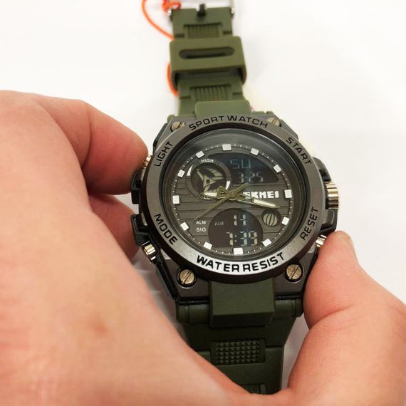 Военные тактические часы часы тактические противоударные SKMEI 2031AG Водостойкие ZE-45 | Зображення 8