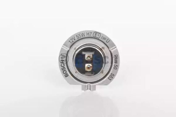 Лампа розжарювання H7 12 V 55 W PX26d plus 50 BOSCH (1987302079) | Зображення 1