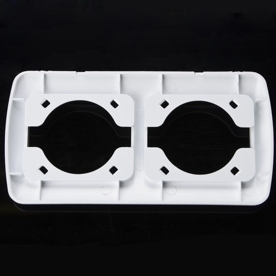 Рамка двойная белая MB-2F wh | Зображення 1