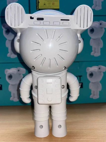 Astronaut Проектор галактики лазерный Астронавт-космонавт, звездное небо на потолке с пультом Белый | Зображення 8