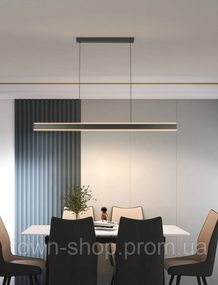 Люстра потолочная LED H36L-1000-bk-k Черный 15-120х6х100 см.