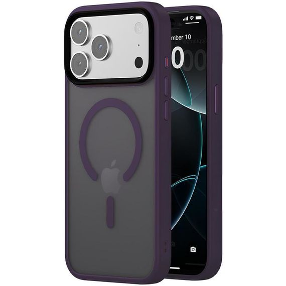Чехол Ummi Colorful with MagSafe для Apple iPhone 17 Pro (6.3") Темно-фиолетовый / Dark Purple