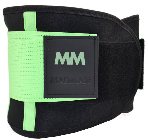 Пояс компресійний MadMax MFA-277 Slimming belt Black/neon green M | Зображення 7