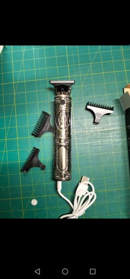 Триммер Professional hair clipper jX-1818 для окантовки, рисунков и бороды	grey | Зображення 3
