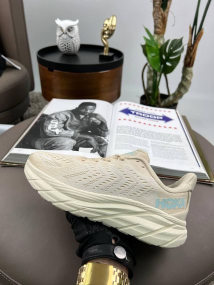 Кросівки HOKA Clifton 8 Beige Стиль и комфорт на каждый день весна / лето / осень B4151 38 24 см | Зображення 7