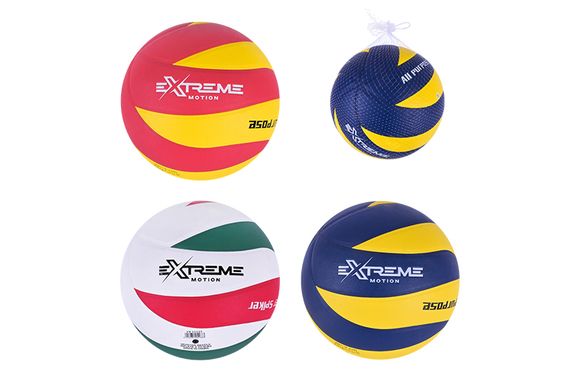 М'яч волейбольний VB25525 PU 280 гр, мікрофібра, 3 кольори