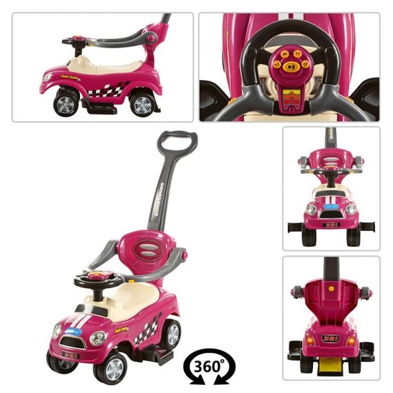 Толокар-каталка Bambi Z321-8 малиновый