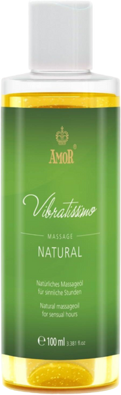 Масажна олія Vibratissimo Massage Natural, з нейтральним ароматом, 100 мл | Зображення 1