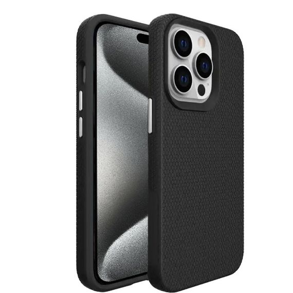Противоударный чехол Primo Gibrid Armor для Apple iPhone 15 Pro - Black