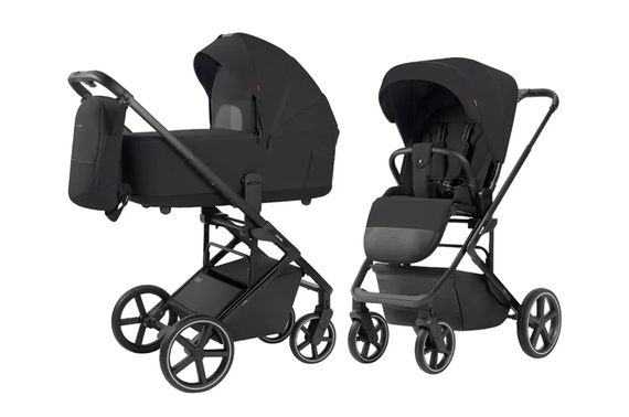 Коляска універсальна CRL-6522 "Alfa" Rock Black 2в1 CARRELLO