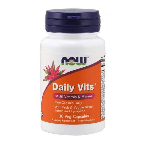Витаминно-минеральный комплекс NOW Foods Daily Vits 30 Veg Capsules