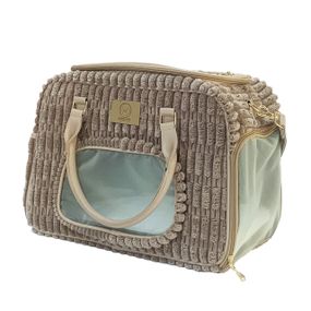 Сумка-переноска для собак та котів Misoko&Co, 41.5 см х 28 см х 23 см, коричневий