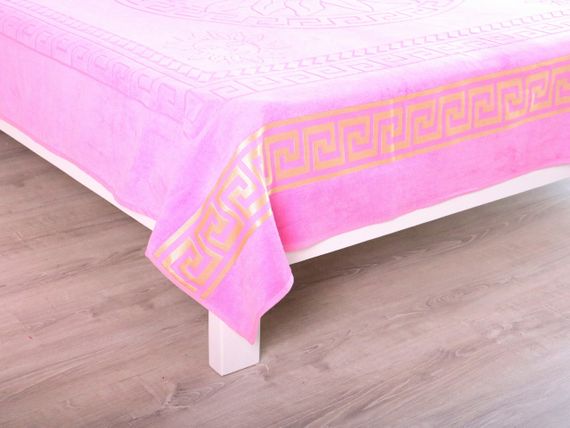 Махрове покривало 200х215см (Піке) Рожеве | Зображення 2