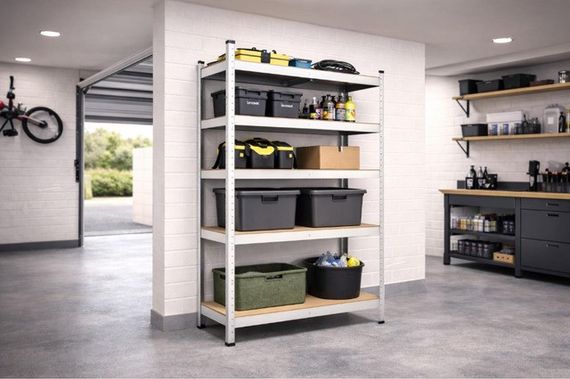 Стеллаж металлический Siker G2211 220x110x45 см 5 полок для кладовки, кладовой и подвала 42412245 | Зображення 9