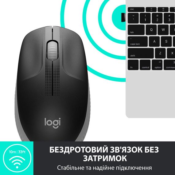 Мишка Logitech M190 Mid Grey (910-005906) | Зображення 2