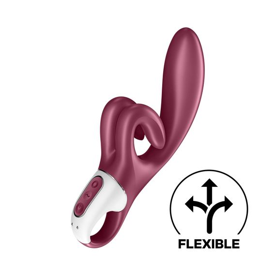 Вібратор-кролик Satisfyer Touch Me, подвійний відросток, 3 потужні мотори, Червоний