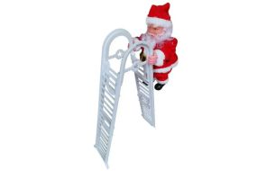 Іграшка Санта-Клаус, на сходах / новорічна іграшка