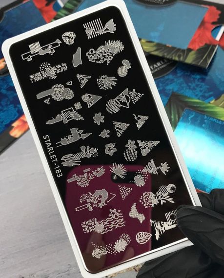 Пластина 183 для стемпинга Starlet Professional (12х6см)