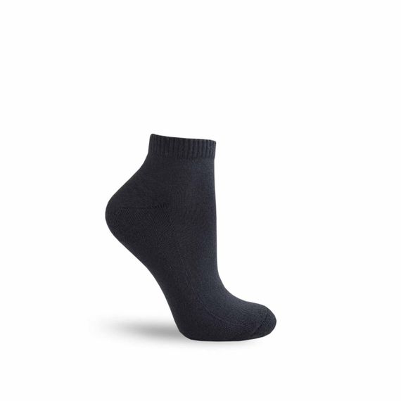 Короткі шкарпетки жіночі з махровою стопою Twinsocks р-23-25(38-40)  сірий, синій, чорний