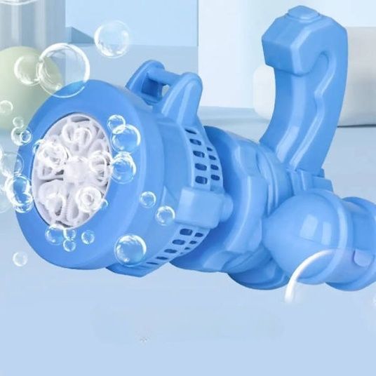 Дитячий кулемет генератор мильних бульбашок від батарейок Bubble machine toy | Зображення 3