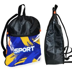 Рюкзак-мішок для взуття, спортивної форми Sport дитяча сумка для змінки з розширювачем (01422)