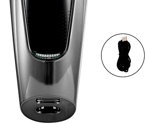 Машинка для стрижки волосся, вусів та бороди з USB зарядкою VGR V-070 чорна 10W (24323-V-070_330) | Зображення 4
