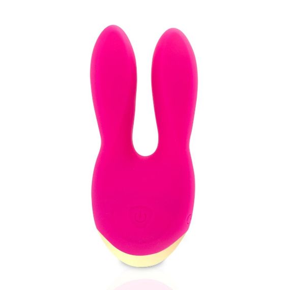 Вібратор із вушками для клітора Rianne S Bunny Bliss у сумочці, рожевий Sex Aura | Зображення 1