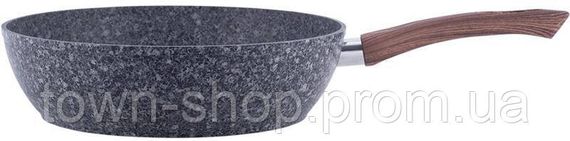 Сковорода-сотейник Kamille Grey Marble Ø26см индукционная с антипригарным покрытием KM-4166 | Зображення 1