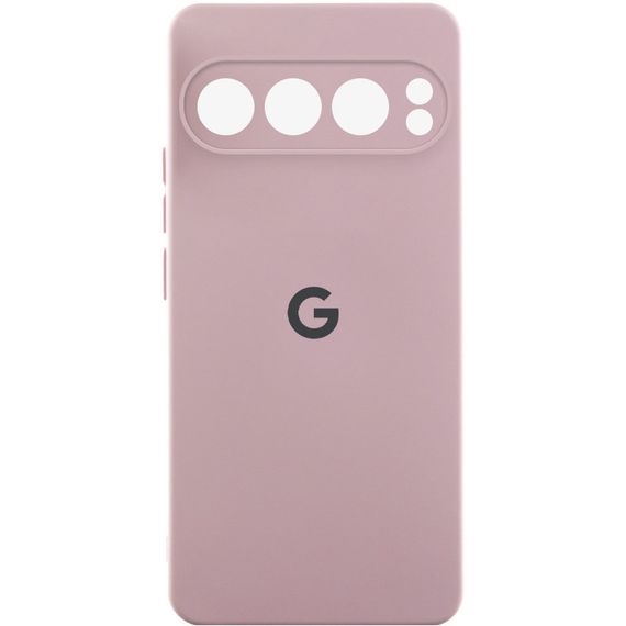 Чохол Silicone Cover Lakshmi Full Camera (AAA) with Logo для Google Pixel 9 Pro XL Рожевий / Pink Sand