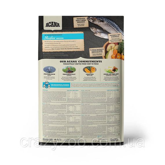 Сухой корм для собак всех пород Acana Pacifica Recipe с рыбой 2 кг a54120 | Зображення 1