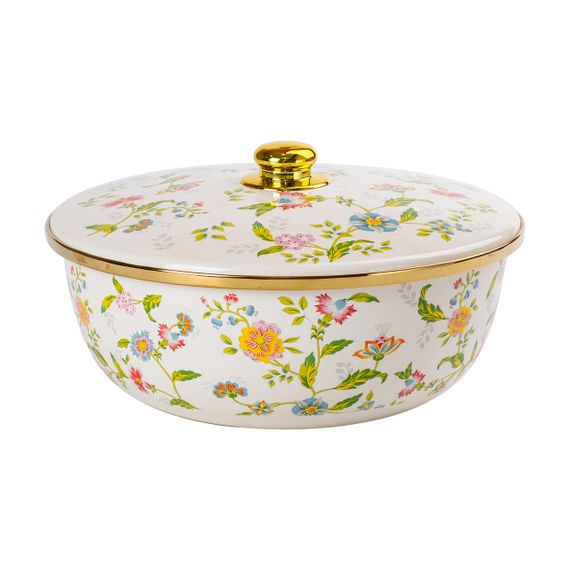 Эмалированная кастрюля с крышкой 5,5 л Большая HP-2-113 | Зображення 2