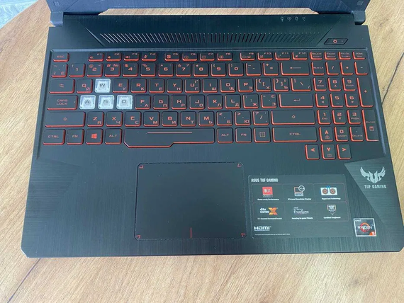 Ноутбук Asus TUF FX505DY 15.6 FHD/IPS/ Ryzen 5 3550H/8Gb/SSD240/ RX560X-4Gb | Зображення 4