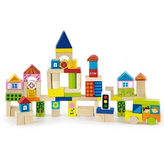 Конструктор Viga Toys Місто 75 шт (50287) | Зображення 1