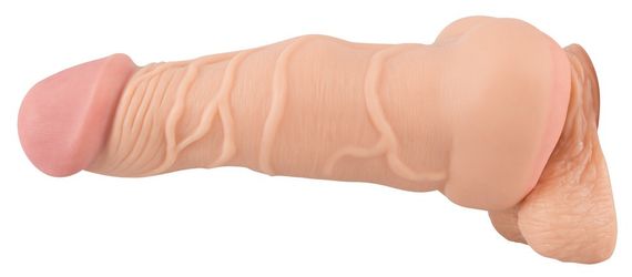 Мастурбатор-насадка Nature Skin 2in1 Extension + Masturbator, тілесний Sex Aura | Зображення 7