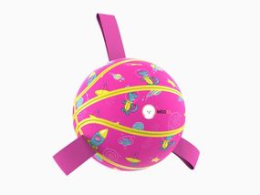 Іграшка для собак Misoko&Co Basketball Ball, 18.5 см, рожевий