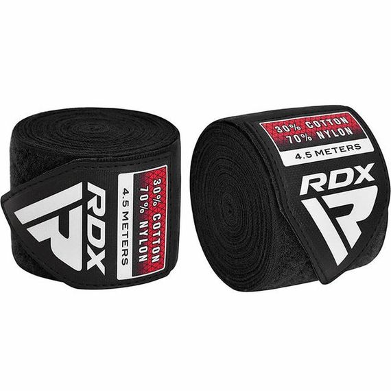 Бинти для боксу RDX RB Hand Wraps Combine 3 пари Red,Black,Blue (4.5м.) | Зображення 4