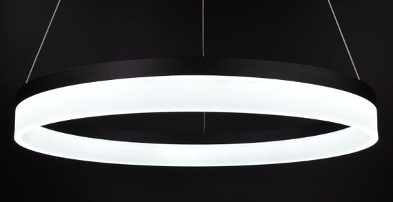 Люстра світлодіодна підвісна LED світильник для квартири на стелю лед 26751 Чорний 35-160х60х60 см. | Зображення 2