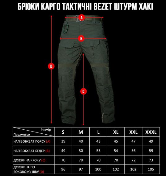 Брюки карго тактичні BEZET Штурм | Зображення 7