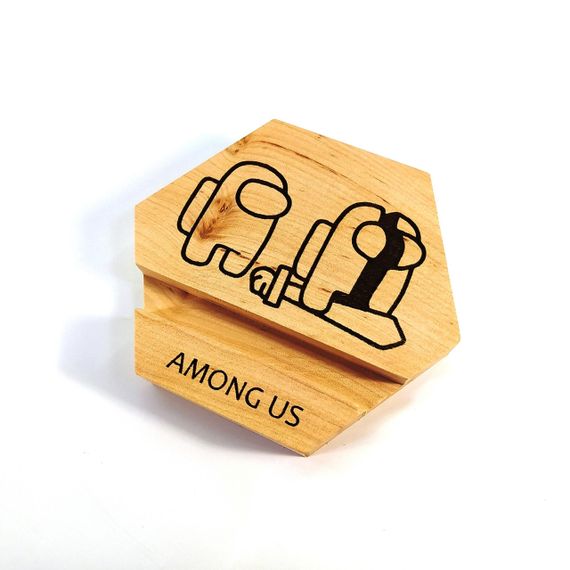 Підставка тримач для мобільного телефону, смартфона, планшета AMONG US Майстерня містера Томаса 11.5х10см | Зображення 2
