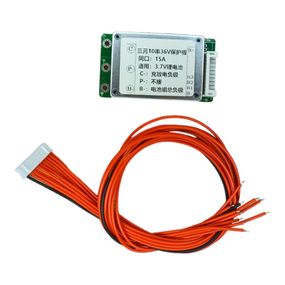 BMS 10S плата защиты аккумуляторов Li-Ion 36V 15A