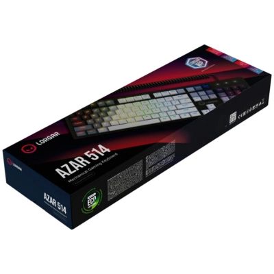 Клавиатура Lorgar Azar 514 RGB USB UA White (LRG-GK514W-UA) | Зображення 6