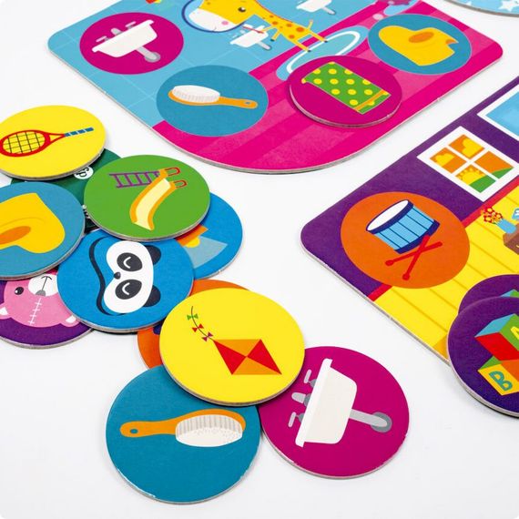 Игра настольная "Fisher Price. Лото. Мой день" VT2910-02, 4 игральных поля | Зображення 3