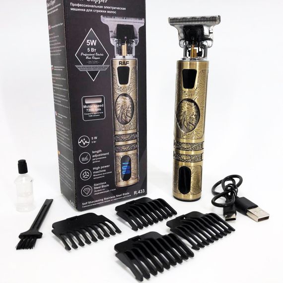 Машинки для стрижки професійні машини, Бездротова акумуляторна машинка для стрижки волосся DT-67 | Зображення 1