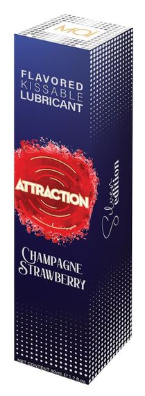 Оральний лубрикант на водній основі з ароматом шампанського та полуниці Mai - Attraction Flavored Kissable Lubrikant Champagne Sex | Зображення 1
