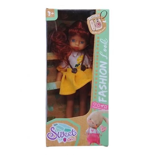 Уценка. Кукла "Sweet Girl", 20 см (желтое платье) - Повреждена упаковка