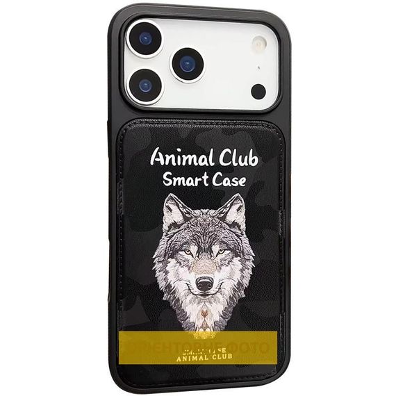 TPU+PC чехол Animal Club для Apple iPhone 17 (6.3") Black