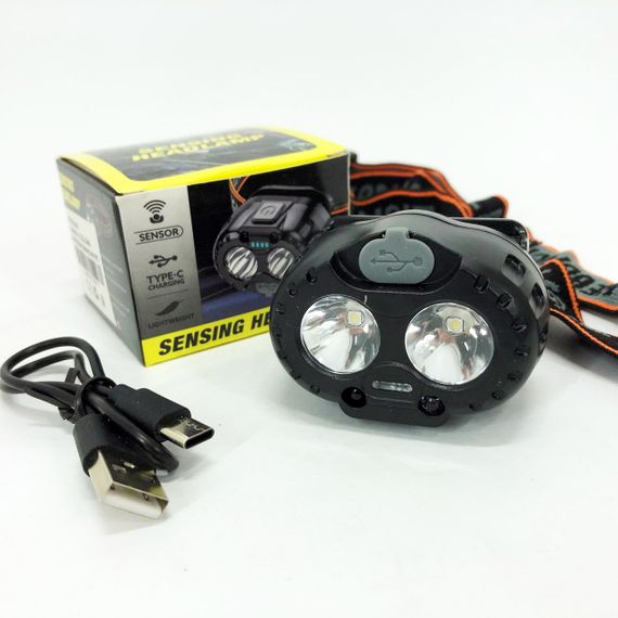 Легкий налобный фонарь для рыбалки Bailong, Фонарь для ночной езды Очень мощный налобный ZK-59 | Зображення 9